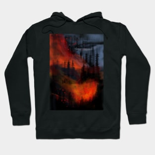 burning forest Hoodie